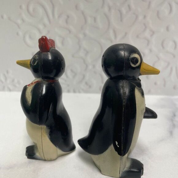 Vintage 1950's Advertising Salt & Pepper Set 'Millie & Willie' for KOOL - Picture 4 of 6